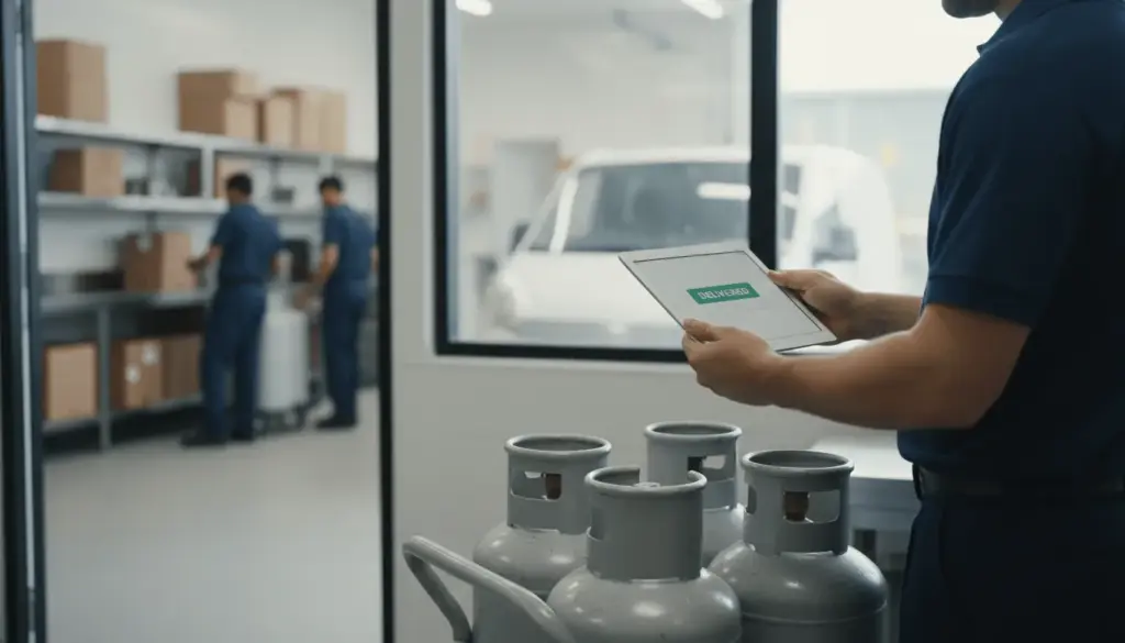 cylinder delivery software
