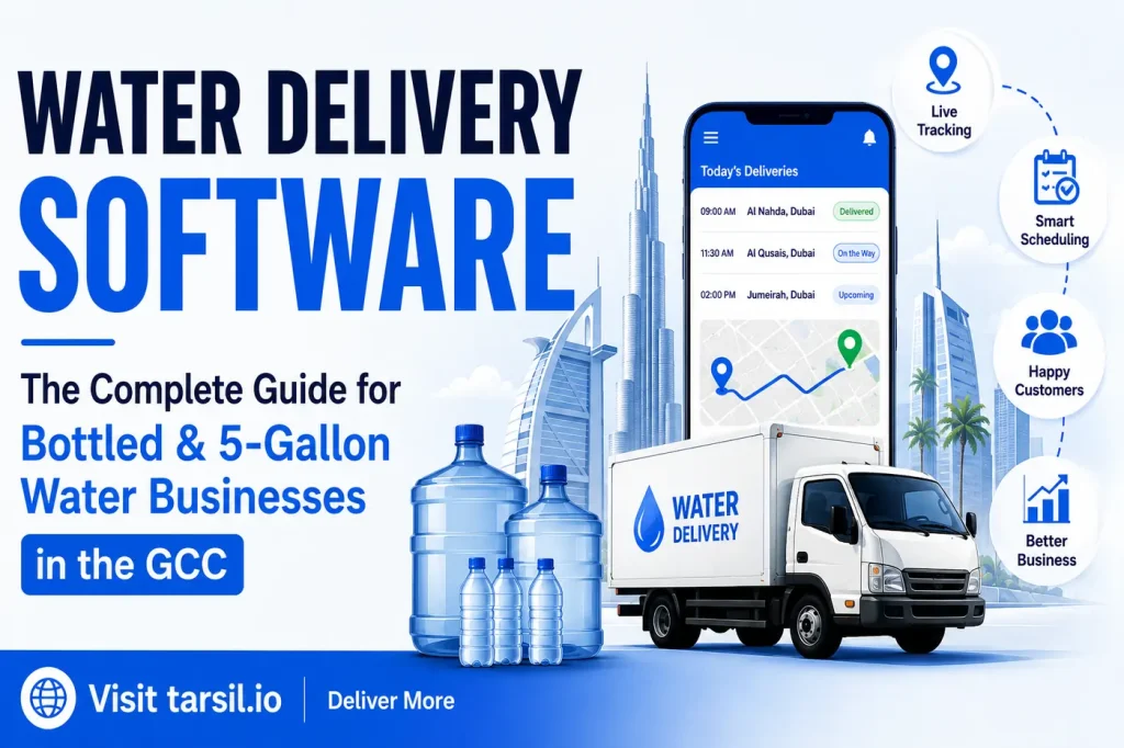 Water Delivery Software: The Complete Guide for Bottled & 5-Gallon Water Businesses in the GCC