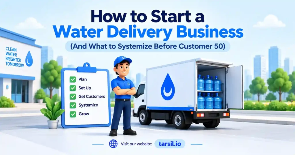 How to Start a Water Delivery Business (And What to Systemize Before Customer 50)