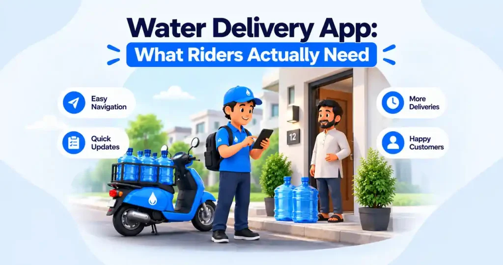 What Your Riders Actually Need from a Water Delivery App