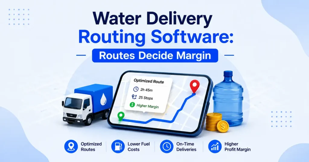 Water Delivery Routing Software: Why Route Planning Quietly Decides Your Margin