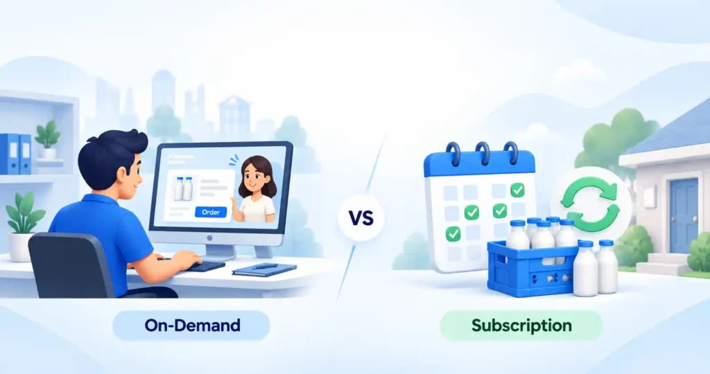 Milk Delivery Models: On-Demand vs. Subscription – Which Is Better for Your Business?